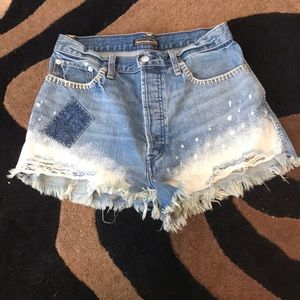 Aberconbie and Fitch High Waiste Shorts